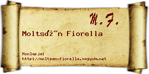 Moltsán Fiorella névjegykártya
